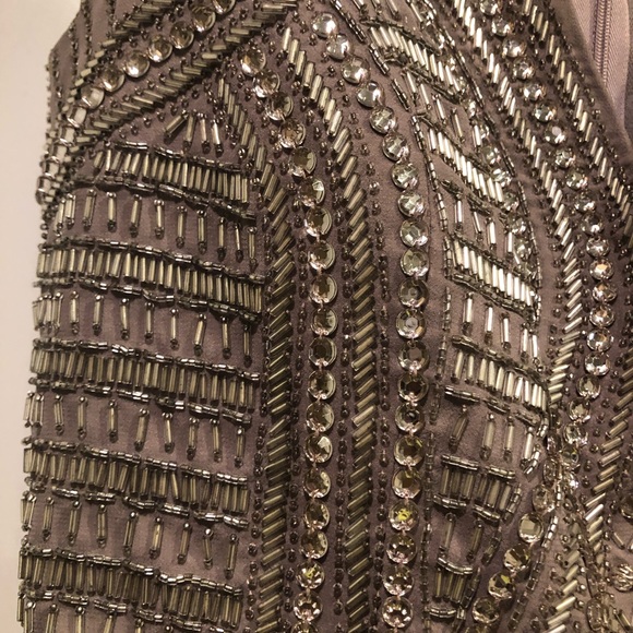 Evening gown with beading bodice and chiffon bottom. - Picture 2 of 6